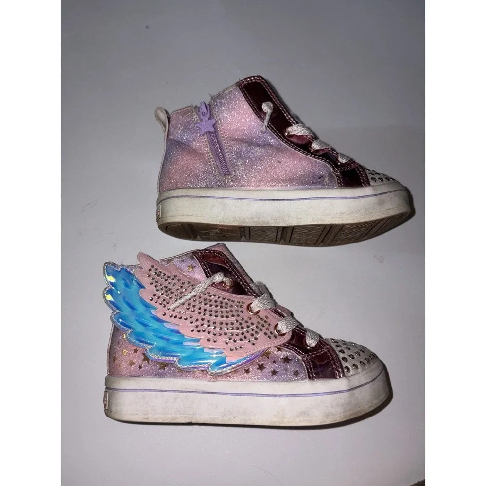 Skechers Little Kid TWI-Lites 2.0-Wingsical WIS Sneaker Size 8‎